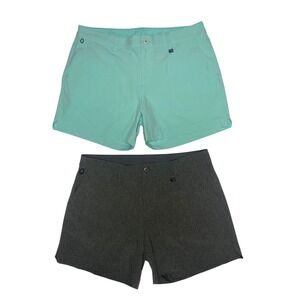 Salt Life Women's Shorts - Mint Green and Charcoal